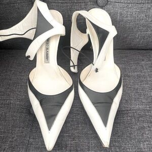 Manolo Blahnik Leather Pumps